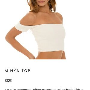 Are You Am I - Minka top in nude S